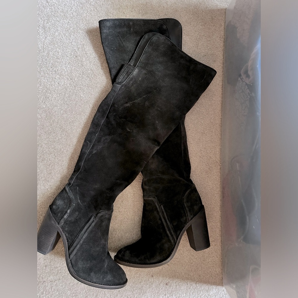 Vince Camino Melaya over the knee suede boots
